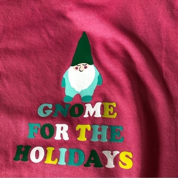 Jammies for your Families winter Gnome For the Holidays 2pc Pj set in size 6 - Picture 3 of 5